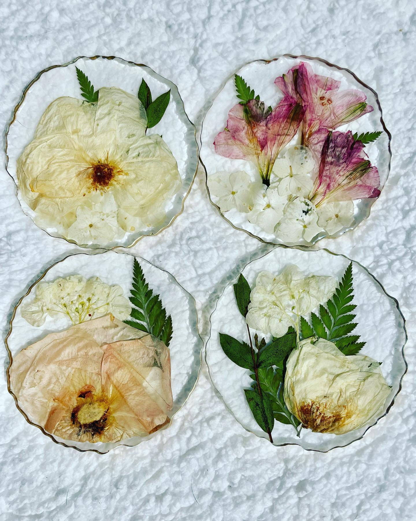 Bridal Package - Resin Tray, Ring Holder and Coasters