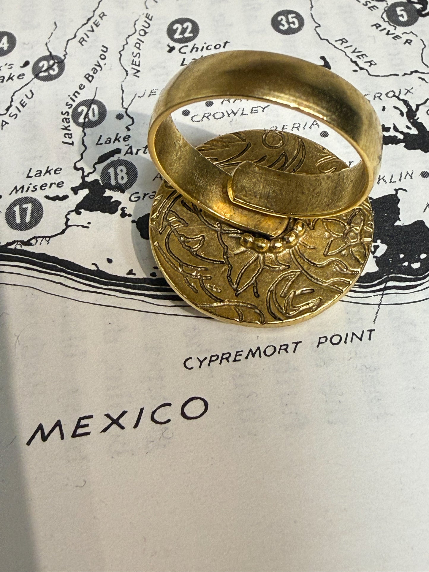 Round Resurrection Fern Ring