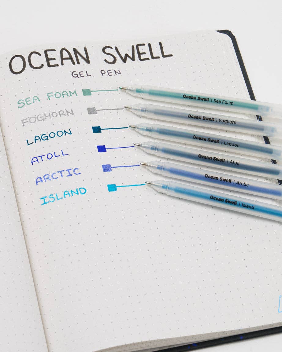 Ocean Swell Gel Pens Pack (Case of 6)
