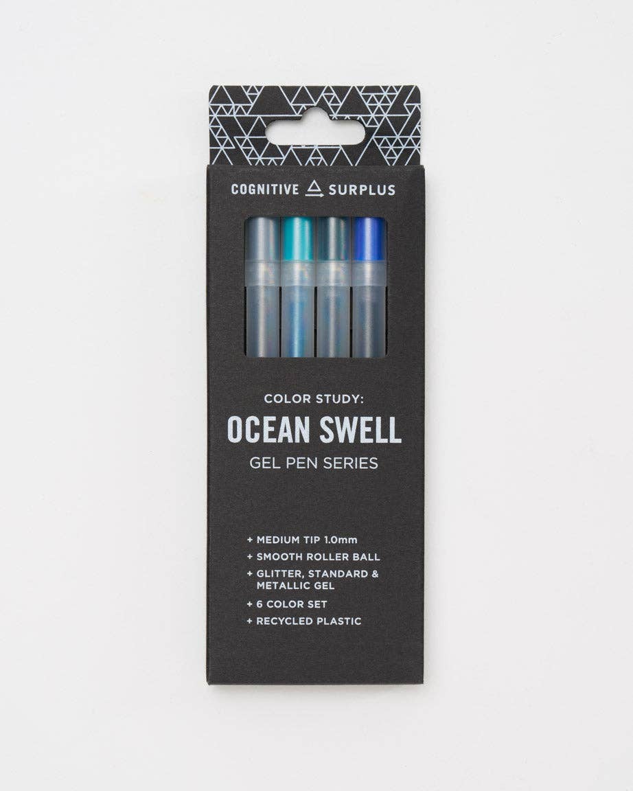 Ocean Swell Gel Pens Pack (Case of 6)