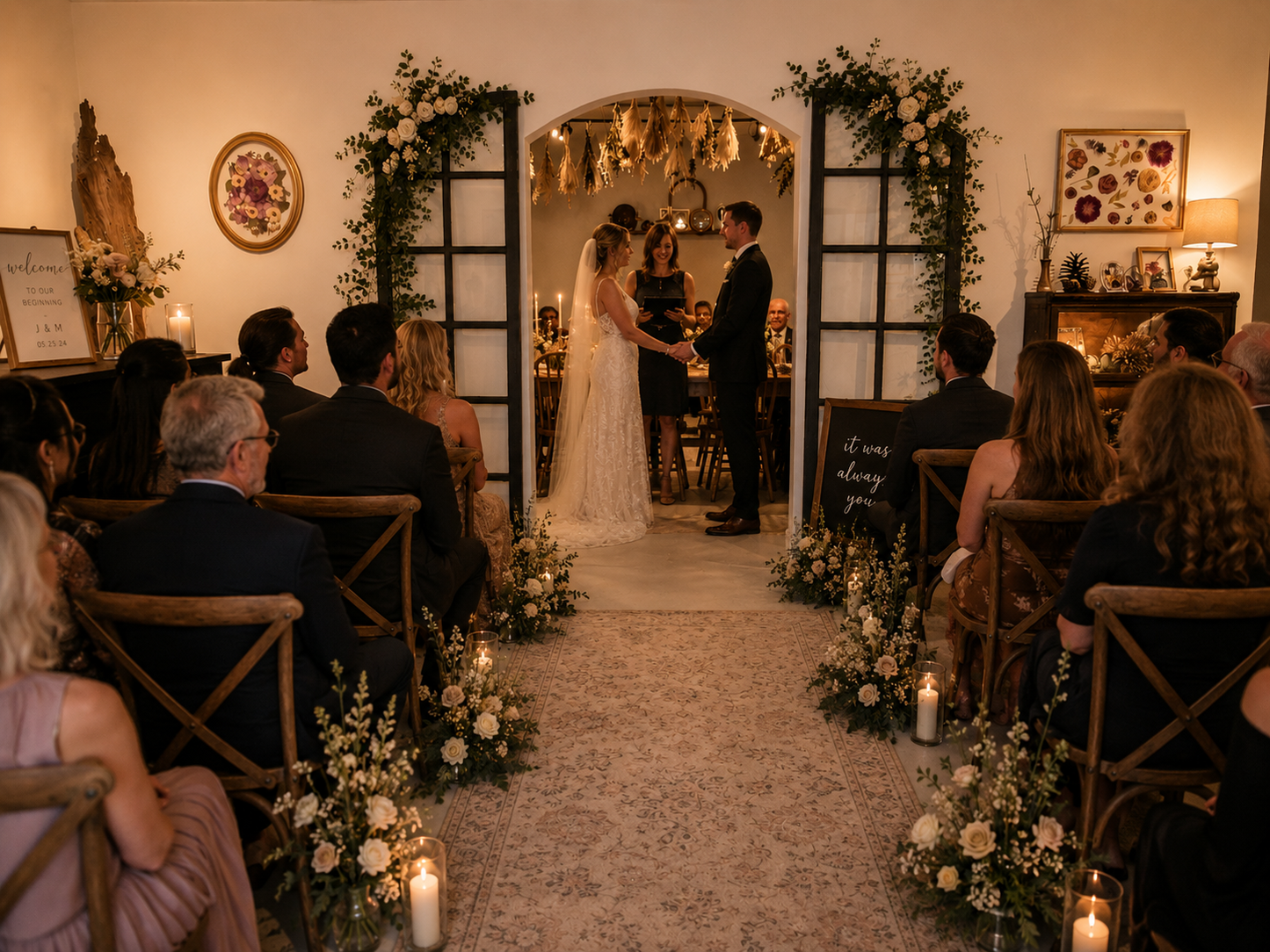 Botanical Micro Wedding at Roots