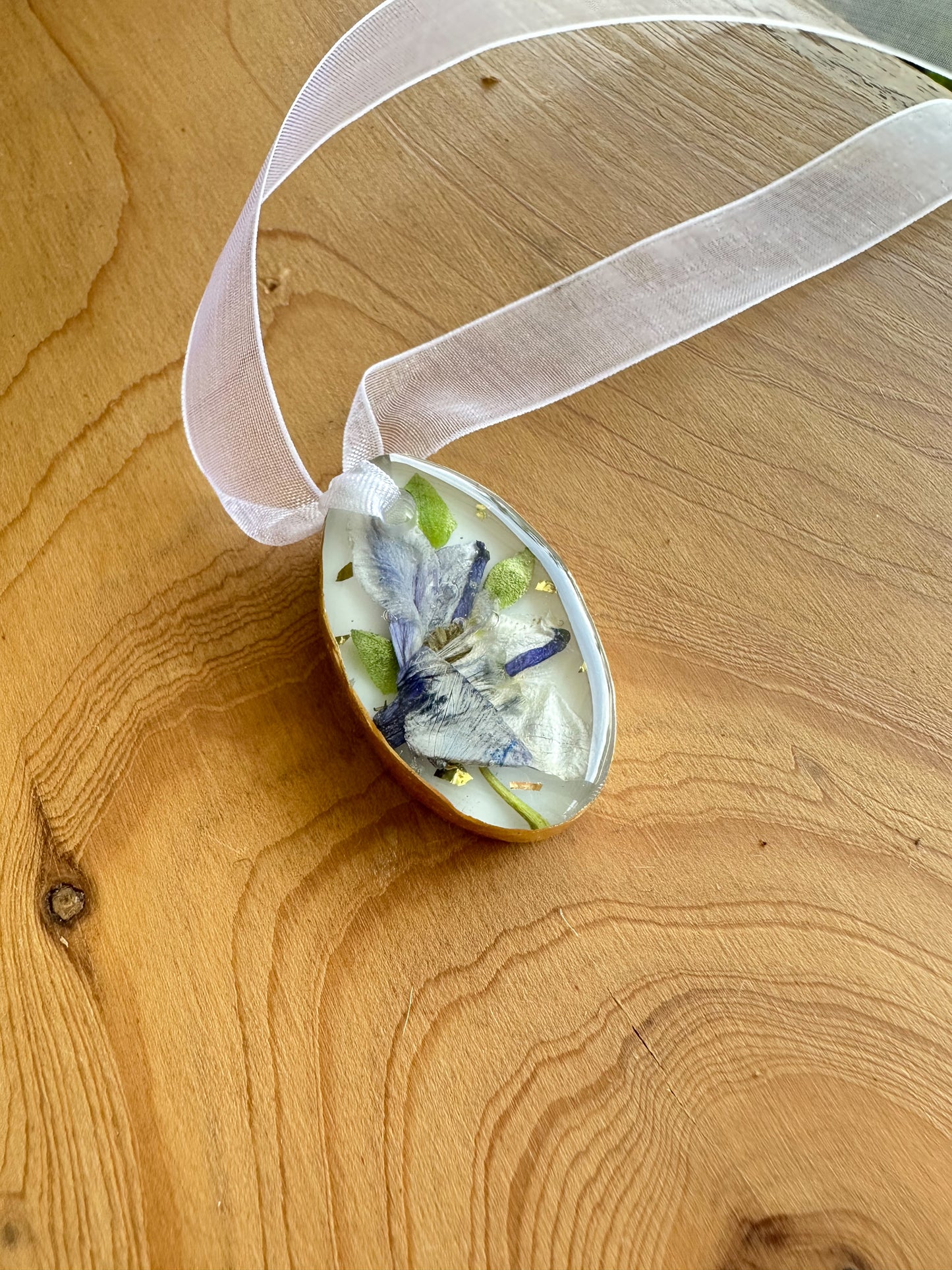 “Something Blue” bouquet charm