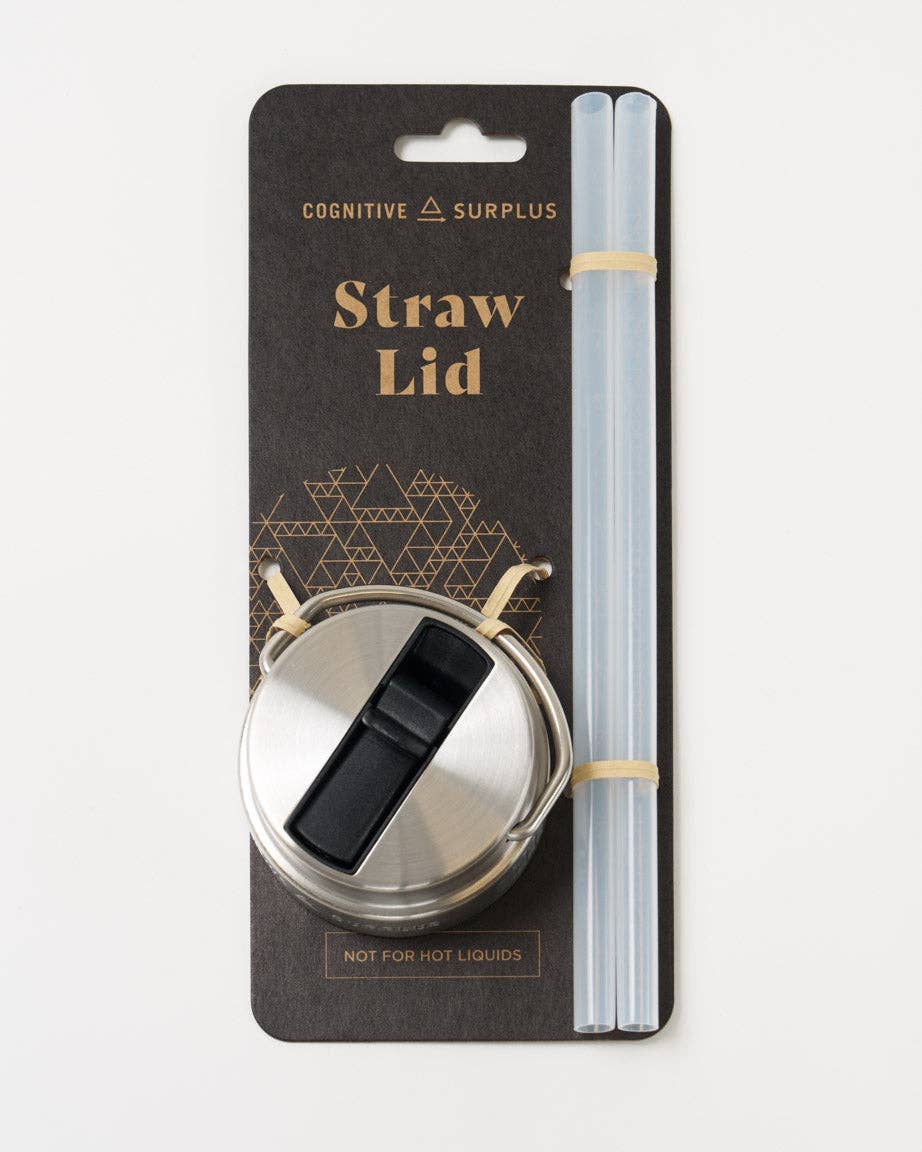 Stainless Steel Straw Lid (Case of 4)