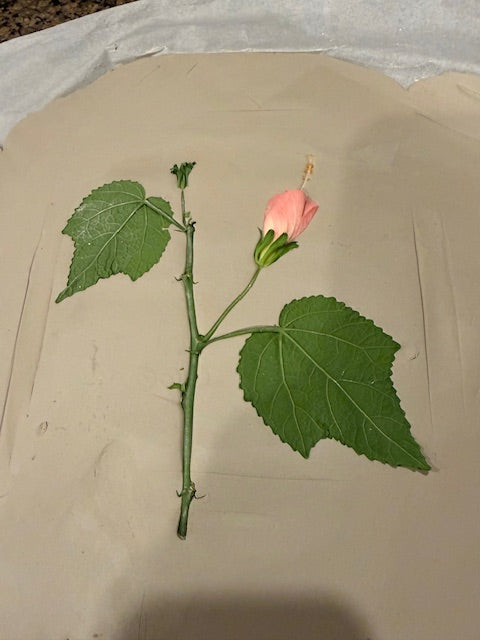 DECEMBER 4th - Botanical Bas-Relief Plate & Oyster Decoupage Ornaments