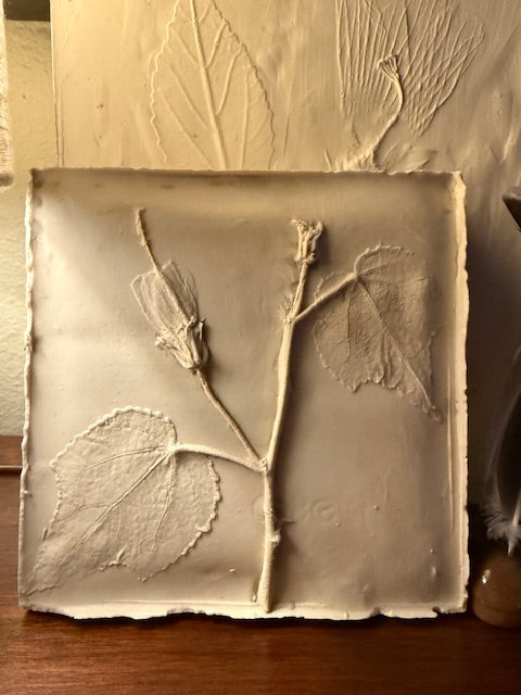 DECEMBER 4th - Botanical Bas-Relief Plate & Oyster Decoupage Ornaments