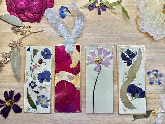 Floral Bookmark Workshop for ages 5+