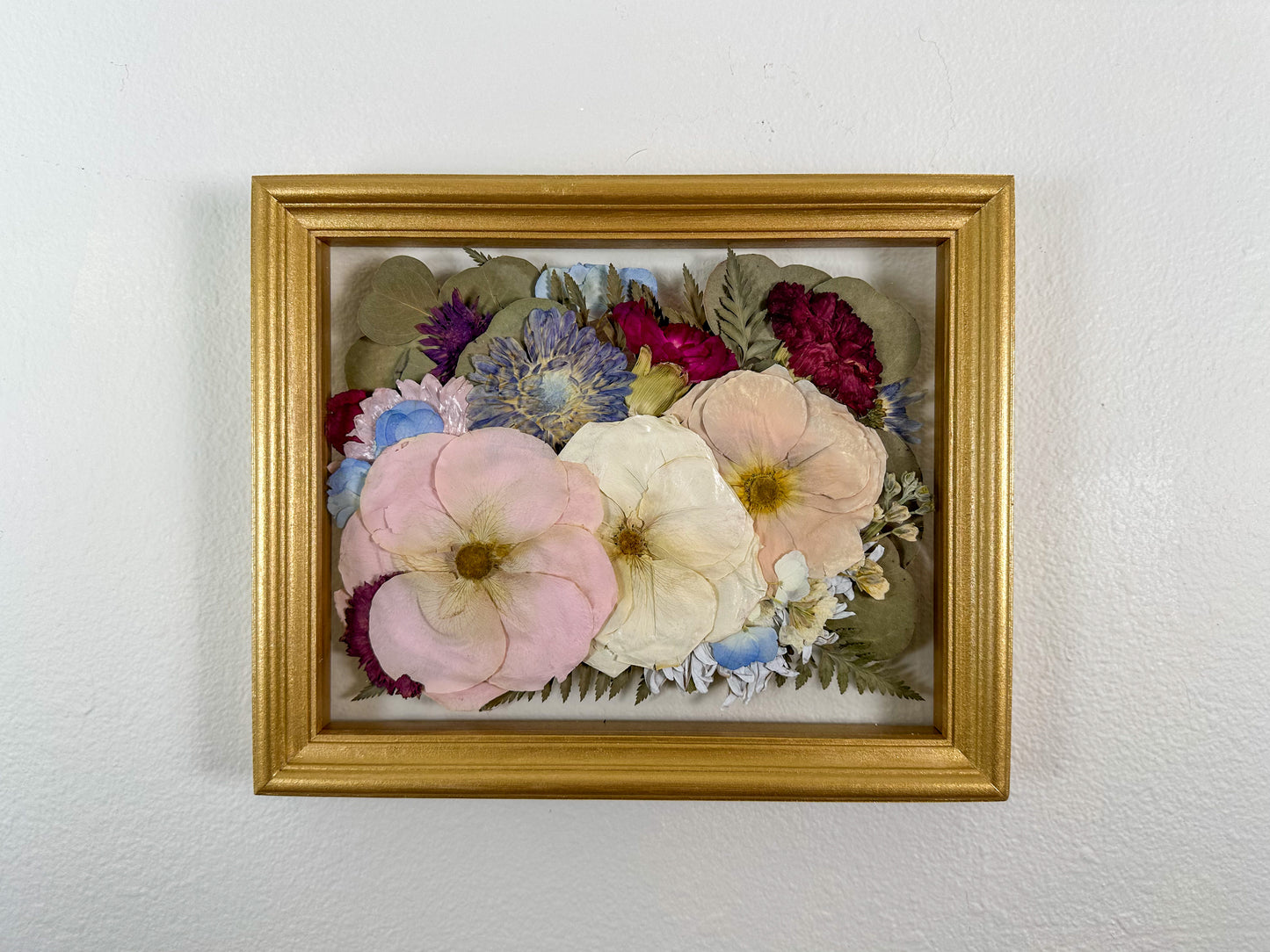 8x10 wood frame with UV resistant acrylic