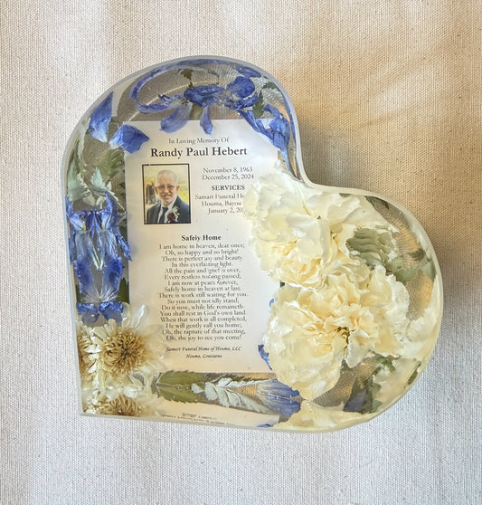 Heart 3D Resin Block