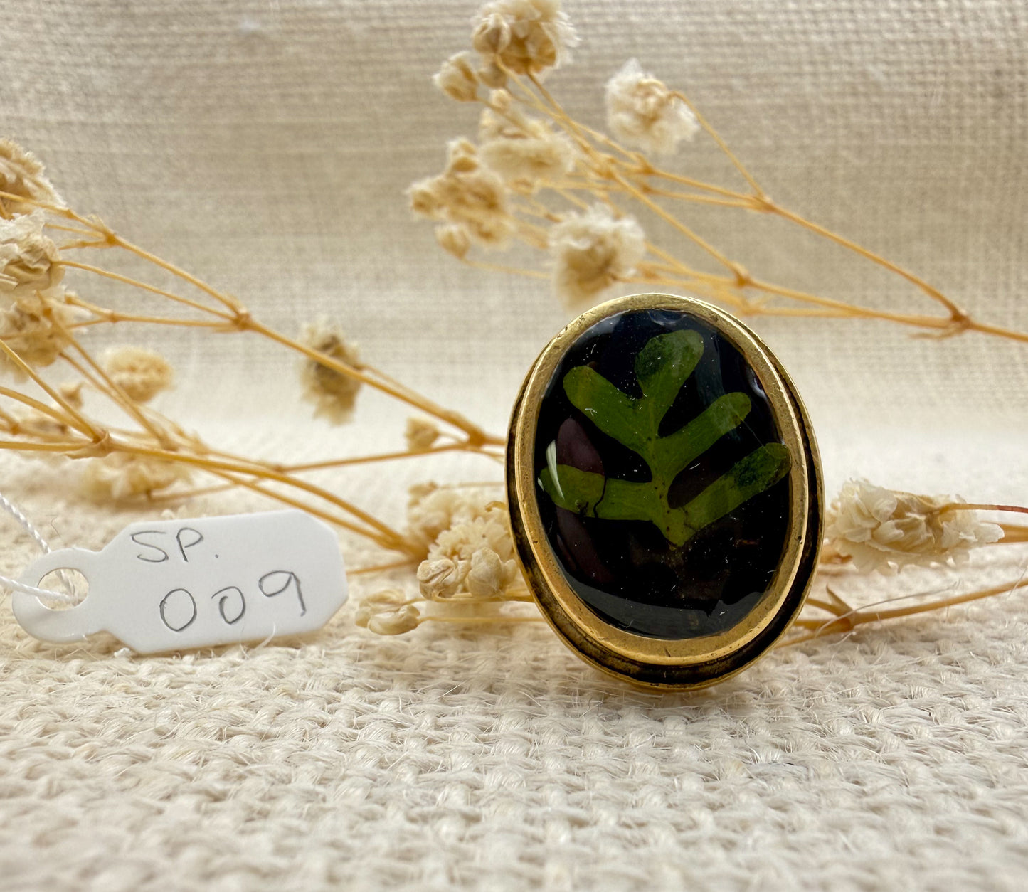 Fern Ring, Oval: Specimen 009