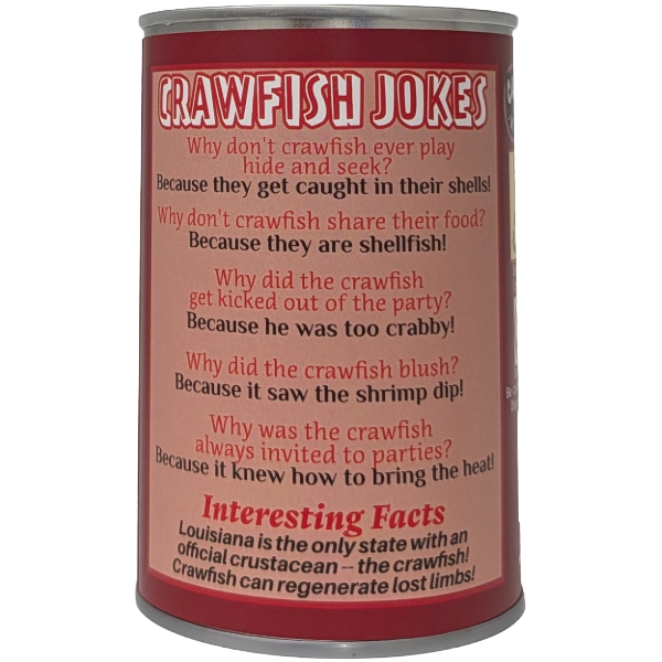 Clawdia the Canned Crawfish - Eco-Friendly Plush w/Jokes